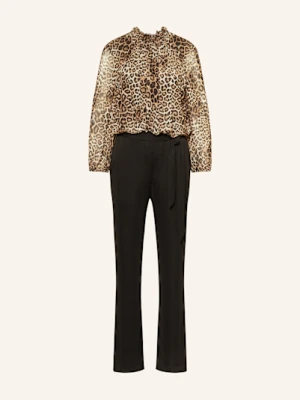 Ana Alcazar Kombinezon Z Falbankami beige