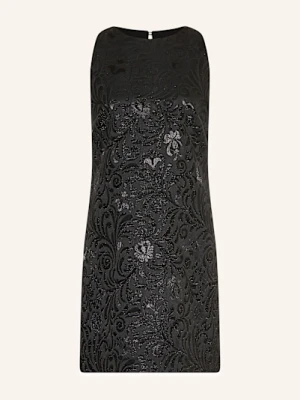 Ana Alcazar Sukienka Brokatowa Z Błyszczącą Przędzą schwarz