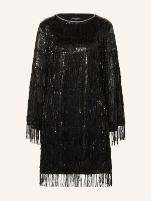 Ana Alcazar Sukienka Koktajlowa schwarz