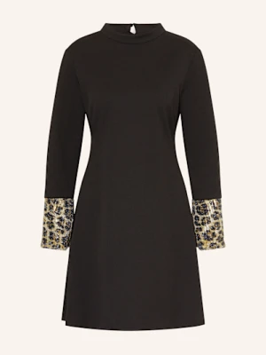 Ana Alcazar Sukienka Koktajlowa Z Cekinami schwarz