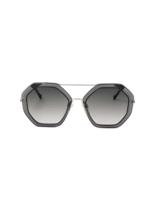 Ana Hickmann Damskie okulary przeciwsłoneczne w kolorze czarnym rozmiar: 53