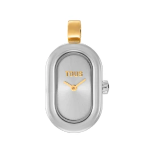 Analogowo Zegarek Z Wisiorkiem Ze Stali I Złotej Stali Hold Oval - Tous