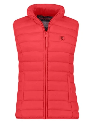 ANAPURNA Kamizelka pikowana "Vakitalana" w kolorze czerwonym rozmiar: XL