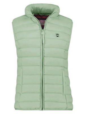 ANAPURNA Kamizelka pikowana "Vakitalana" w kolorze miętowym rozmiar: S