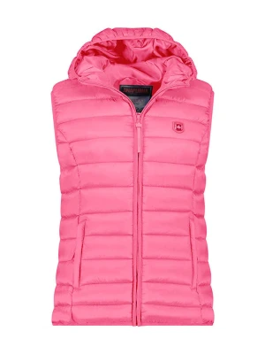 ANAPURNA Kamizelka pikowana "Vakitalana" w kolorze różowym rozmiar: S