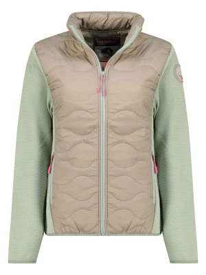 ANAPURNA Kurtka hybydrowa "Tahitiana" w kolorze jasnozielono-beżowym rozmiar: S