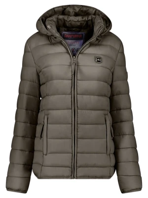 ANAPURNA Kurtka pikowana "Akitalana Hood" w kolorze khaki rozmiar: XXL