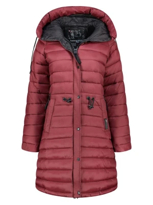 ANAPURNA Płaszcz pikowany "Batigana" w kolorze bordowym rozmiar: XL