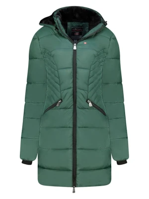 ANAPURNA Płaszcz pikowany "Beeana" w kolorze zielonym rozmiar: S