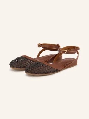 Ancient Greek Sandals Sandały Filothea braun