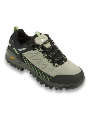 Ande Skórzane buty trekkingowe "Sniper Low" w kolorze zielonym rozmiar: 38