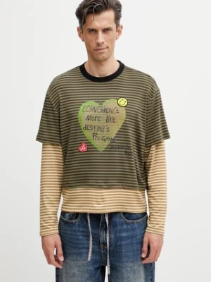 Andersson Bell Heart Message longsleeve męski z wiskozą