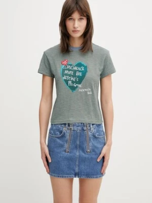 Andersson Bell Heart Message T-shirt bawełniany damski