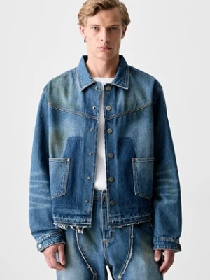 Andersson Bell Rodeo Motorcycle Denim krótka kurtka jeansowa męska