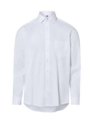 Andrew James Męska koszula biznesowa Mężczyźni Regular Fit Bawełna (100%) biały jednolity,