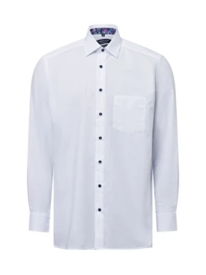 Andrew James Męska koszula biznesowa - non-iron Mężczyźni Regular Fit Bawełna biały jednolity,