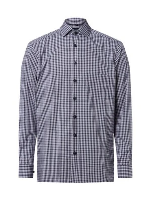 Andrew James Męska koszula biznesowa - non-iron Mężczyźni Regular Fit Bawełna niebieski|biały|czerwony w kratkę,