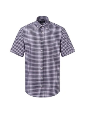 Andrew James Męska koszula casual Mężczyźni Regular Fit Bawełna różowy|wielokolorowy w kratkę,