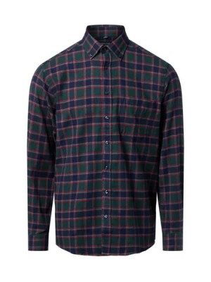 Andrew James Męska koszula flanelowa Mężczyźni Regular Fit Bawełna zielony|niebieski|czerwony w kratkę,