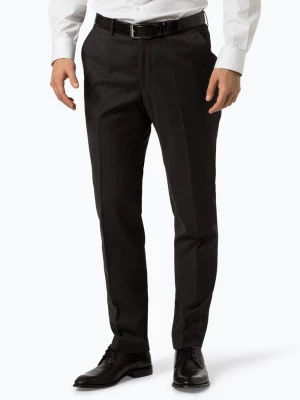 Andrew James New York Męskie spodnie od garnituru modułowego Mężczyźni Regular Fit szary jednolity,