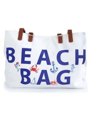 Anemoss Torba plażowa w kolorze biało-niebieskim - 27, 9 x 50, 8 cm rozmiar: onesize
