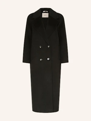 Anfiny Płaszcz Wełniany Caroline schwarz