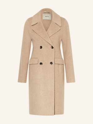 Anfiny Płaszcz Wełniany Claudia beige