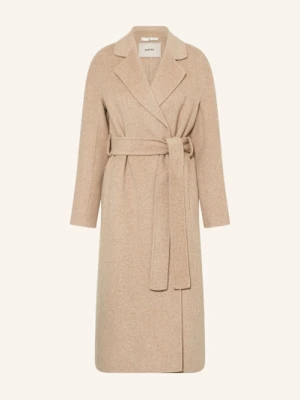 Anfiny Płaszcz Wełniany Grace beige