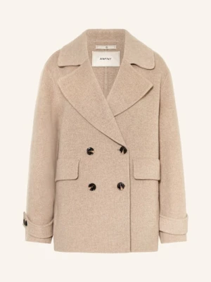 Anfiny Płaszcz Wełniany Rachel beige