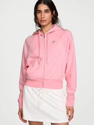 Angel Essentials Bluza bawełniana z suwakiem i kapturem Terry Hoodie Victoria's Secret