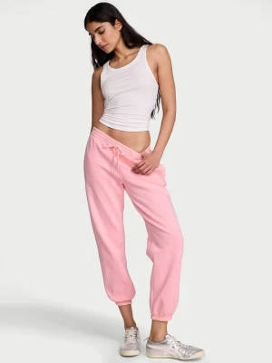 Angel Essentials Spodnie dresowe bawełniane Off-Duty Victoria's Secret Różowy