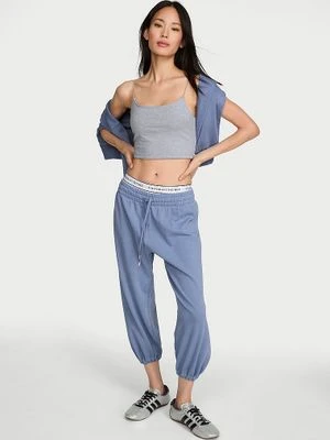 Angel Essentials Spodnie dresowe bawełniane rybaczki Off-Duty Victoria's Secret 7BAH
