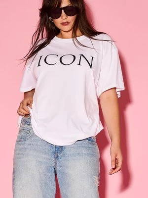 Angel Essentials T-shirt bawełniany oversize VSFS 2025 Victoria's Secret