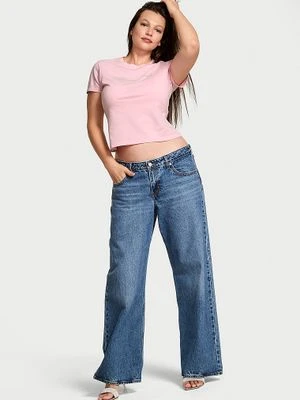 Angel Essentials T-shirt bawełniany VSFS 2025 Victoria's Secret