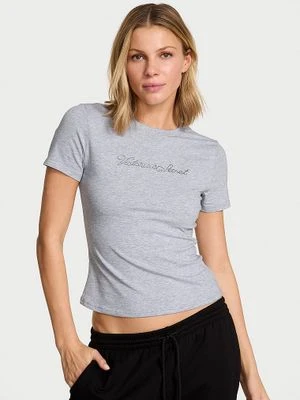 Angel Essentials T-shirt bawełniany VSFS 2025 Victoria's Secret