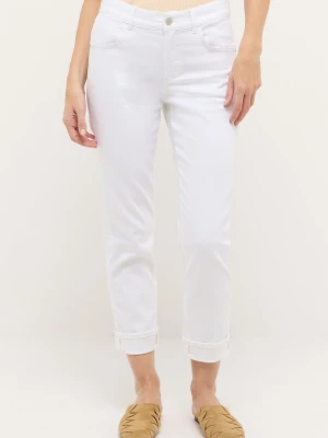 Angels Dżinsy - Darleen Turn Up Kobiety biały jednolity,