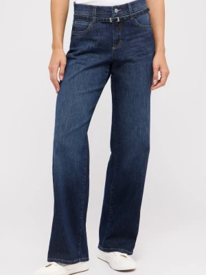 Angels Dżinsy - Liz Belt Wide Leg Kobiety niebieski jednolity,