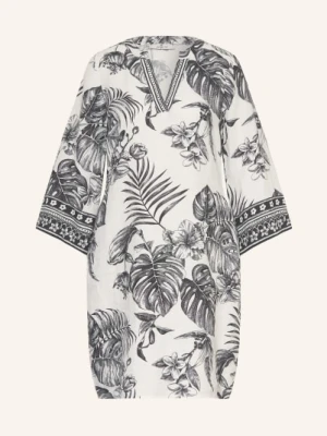 Angoor Sukienka Lniana Clementina Z Rękawami 3/4 schwarz