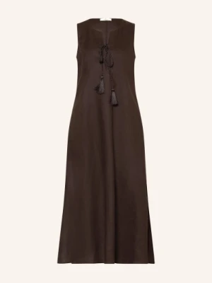 Angoor Sukienka Lniana Franka braun