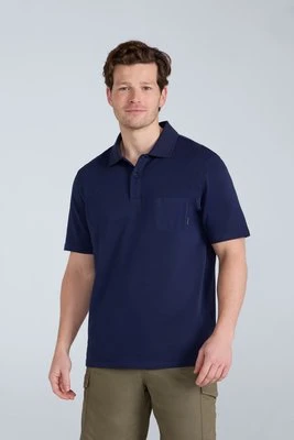 Animal Ac Icon Mens Pique Polo - Navy
