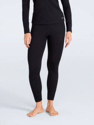 Animal damskie legginsy termoaktywne z wełny Merino - Black