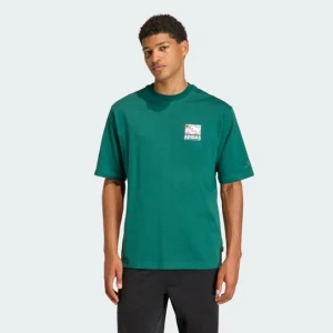 ANIMAL POP BIKE GRAPHIC T-SHIRT Adidas Collegiate Green