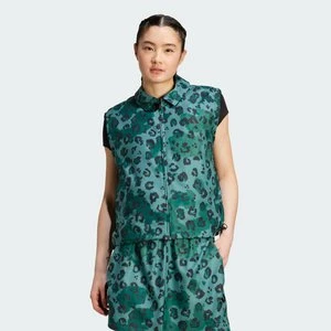 Animal Print 3-Stripes Woven Vest Adidas