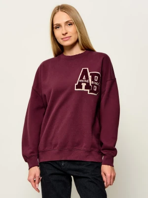 Anine Bing Bluza Miles | Regular Fit bordowy