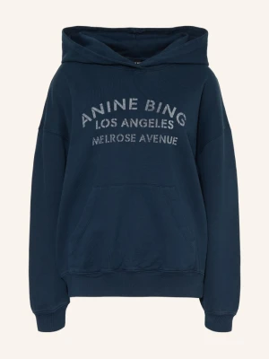 Anine Bing Bluza Z Kapturem Harvey blau