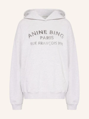 Anine Bing Bluza Z Kapturem Harvey grau JASNOCZARY