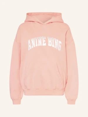 Anine Bing Bluza Z Kapturem Harvey pink