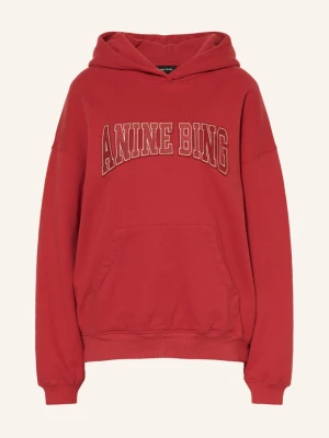 Anine Bing Bluza Z Kapturem Harvey rot CZERWONY
