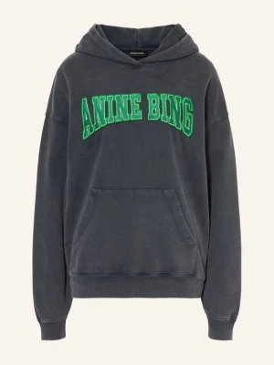 Anine Bing Bluza Z Kapturem Harvey schwarz