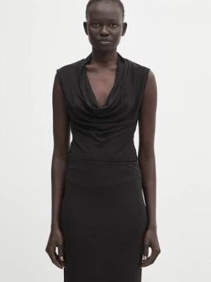 Anine Bing body jeanette damska kolor czarny gładka A.08.11502